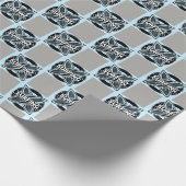 サーフィンバッジパターン ラッピングペーパー (角)