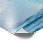 サーフィンバレル波破壊写真プリント フォトプリント            (角)