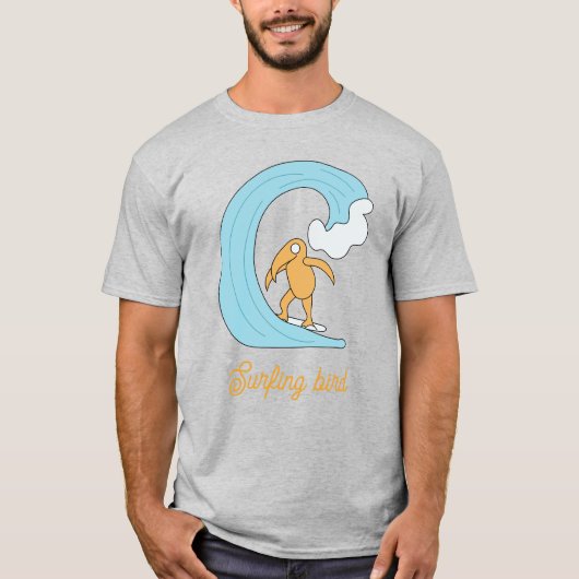 サーフィンバード Tシャツ (正面)