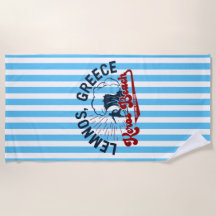 サーフィンパラダイス：ケロスビーチ、レームノス、ギリシャ