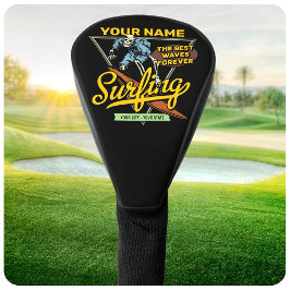 サーフィンパーソナライズされたスケルトン乗用波探査機 ゴルフヘッドカバー