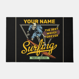 サーフィンパーソナライズされたスケルトン乗用波探査機 ドアマット