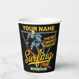 サーフィンパーソナライズされたスケルトン乗用波探査機 紙コップ