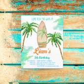 サーフィンパーティー予算招待状ビーチ海夏