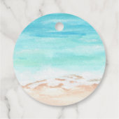 サーフィンパーティー感謝していお気に入りビーチ海夏 フェイバータグ (裏面)