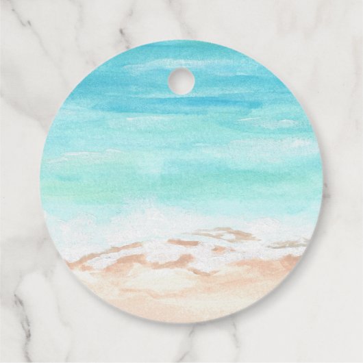 サーフィンパーティー感謝していお気に入りビーチ海夏 フェイバータグ (裏面)