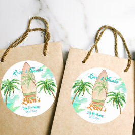 サーフィンパーティー感謝していお気に入りビーチ海夏 ラウンドシール