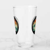 サーフィンビッグフット狩り波足跡を隠す タンブラーグラス (左)