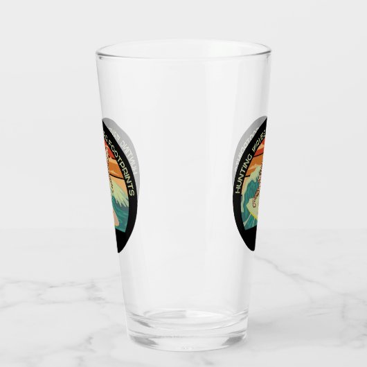 サーフィンビッグフット狩り波足跡を隠す タンブラーグラス (左)