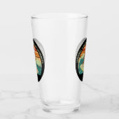サーフィンビッグフット狩り波足跡を隠す タンブラーグラス (右)