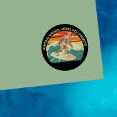 サーフィンビッグフット狩り波足跡を隠す ポストイット