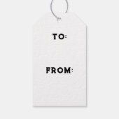 サーフィンビーチクリスマスギフトタグ ギフトタグ (裏面)