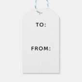 サーフィンビーチクリスマスホリデーギフトラベル ギフトタグ (裏面)