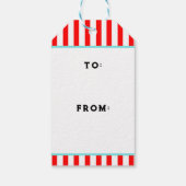 サーフィンビーチクリスマス ギフトタグ (裏面)