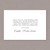 サーフィンビーチサマーベビーシャワー サンキューカード