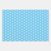 サーフィンビーチドッグクリスマスギフトラップセット3 ラッピングペーパーシート (正面3)