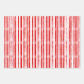 サーフィンビーチドッグクリスマスギフトラップセット3 ラッピングペーパーシート (正面3)