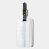 サーフィンビーチパーソナライズされた ラゲッジタグ (正面縦)