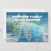 サーフィンビーチファミリー懇親会 招待状 (正面)