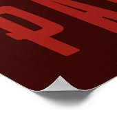 サーフィンビーチ楽園 ポスター (角)