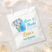 サーフィンビーチ海熱帯夏の誕生日 フェイバーバッグ (クリップ留めされた状態)