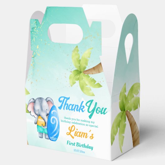 サーフィンビーチ海熱帯夏の誕生日 フェイバーボックス (オープン)