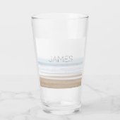 サーフィンビーチ パーソナライズされた タンブラーグラス (裏面)