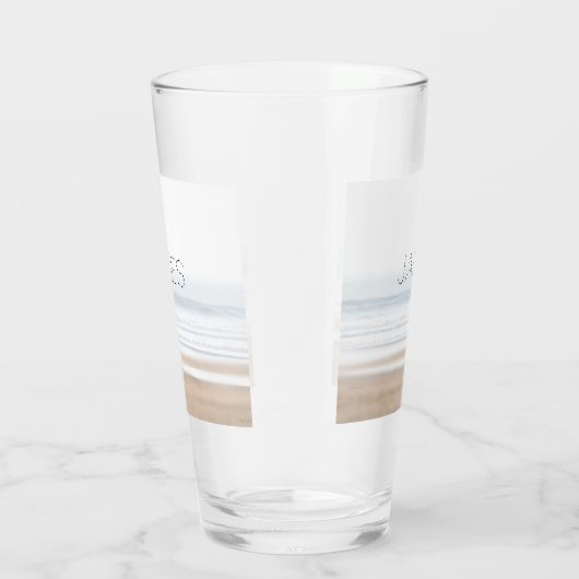 サーフィンビーチ パーソナライズされた タンブラーグラス (右)