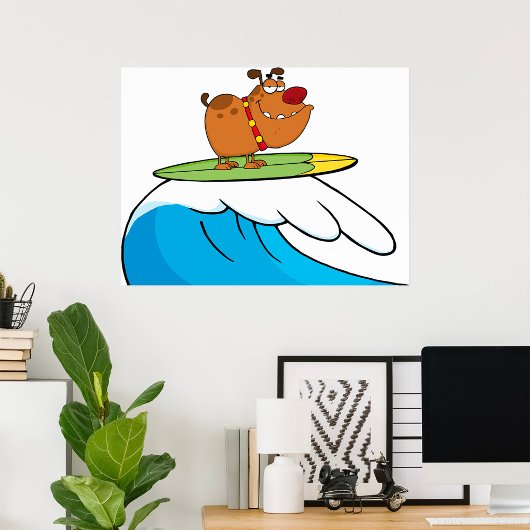 サーフィンブルドッグ ポスター