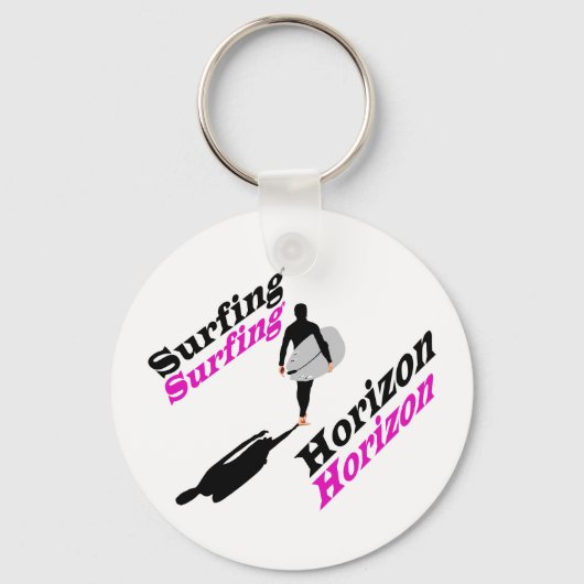 サーフィンホライズンTシャツ キーホルダー (正面)