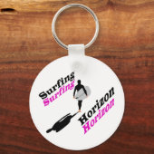 サーフィンホライズンTシャツ キーホルダー (正面)