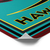 サーフィンマウイハワイJAWS ポスター (角)