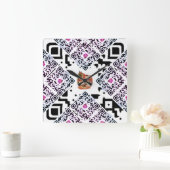 #サーフィンマーメイド_フロリダ スクエア壁時計 (ホーム)