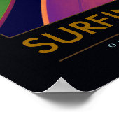 サーフィンライフ – サーフボード水 – スポーツ ポスター (角)