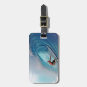 サーフィンラージブルーウェーブメンタワイ諸島 ラゲッジタグ (正面縦)