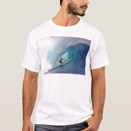 サーフィンラージブルーウェーブメンタワイ諸島 Tシャツ