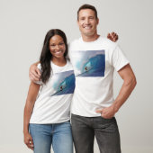 サーフィンラージブルーウェーブメンタワイ諸島 Tシャツ (ユニセックス)