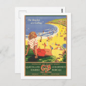 サーフィンリゾーツ – オーストラリア ポストカード (正面/裏面)