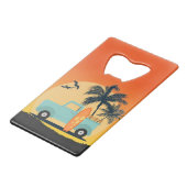 サーフィンレトロクレジットカードボトルオープナー クレジットカード栓抜き (裏面アングル)