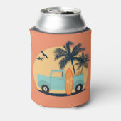 サーフィンレトロクーラーボックス 缶クーラー (缶裏面)