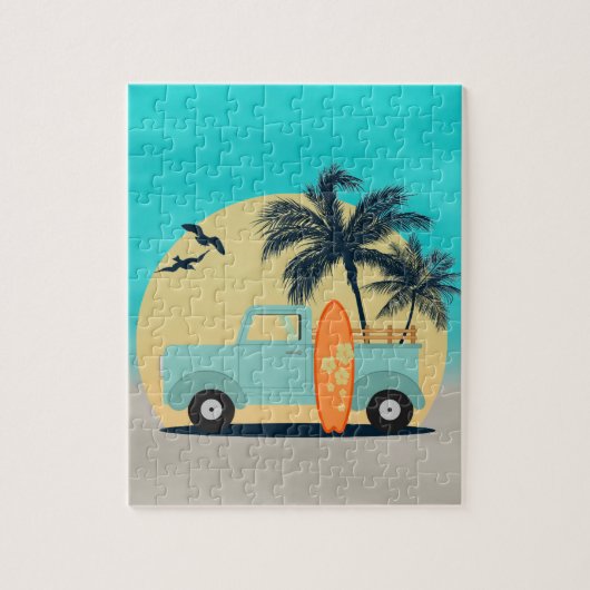 サーフィンレトロジグソーパズル ジグソーパズル (縦)