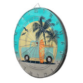 サーフィンレトロ ダーツボード (正面右)