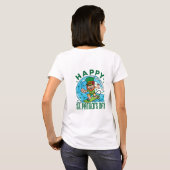 サーフィンレプレシャンハワイアンSt patricks day Tシャツ (裏面フル)