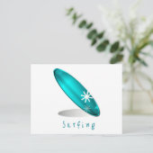 サーフィンロゴはがき ポストカード (スタンド正面)