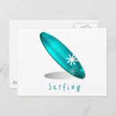 サーフィンロゴはがき ポストカード (正面/裏面)