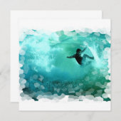 サーフィンワイプアウト招待状 招待状 (正面/裏面)