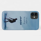 サーフィン中 iPhone カーゼット Case-Mate iPhoneケース (裏面(横))