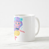 サーフィン人魚 コーヒーマグカップ (正面右)