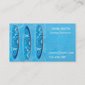 サーフィン先生Surfインストラクターフリー 名刺 (正面)