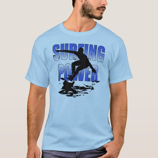 サーフィン力のワイシャツ Tシャツ (正面)